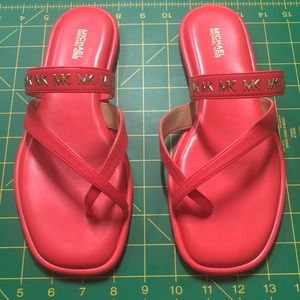 Michael Kors Alba Thong Sandals Dahlia